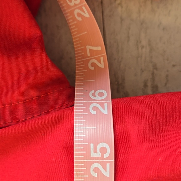 Woolrich Vintage mens Size XL Red Utility Jacket Detachable Hood - Picture 9 of 16